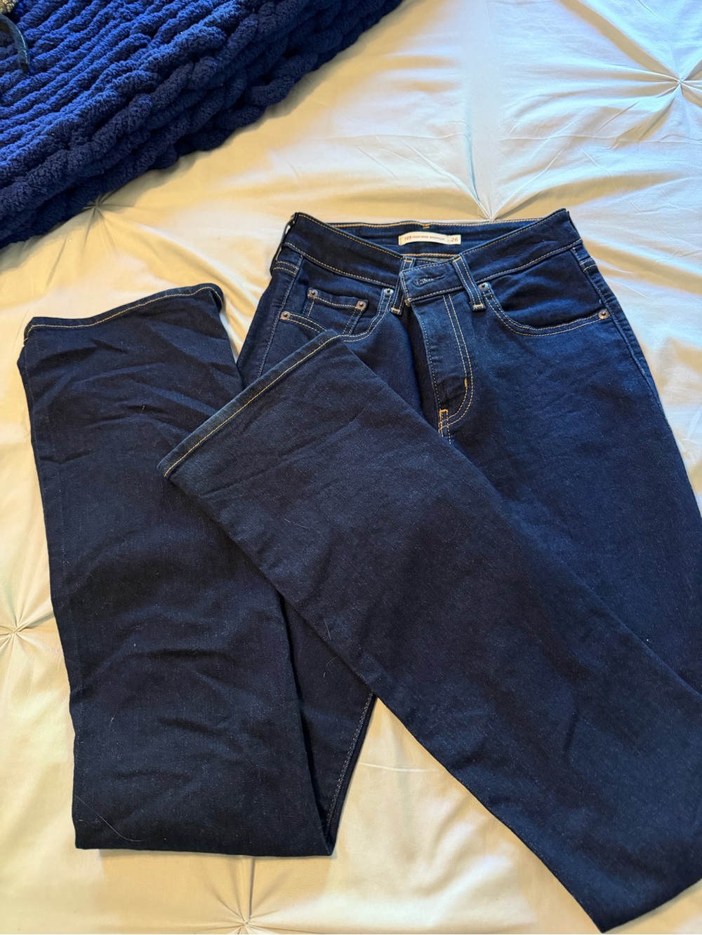 Levi's Women's Dark Blue Skinny Jeans